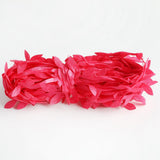 Max 30 Meters Artificial Fabric Leaf Garland Ribbon Trims Yellow Green Rose Red