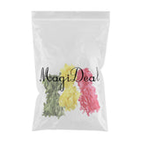 Max 30 Meters Artificial Fabric Leaf Garland Ribbon Trims Yellow Green Rose Red