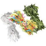Max 30 Meters Artificial Fabric Leaf Garland Ribbon Trims White Green Colorful