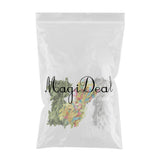Max 30 Meters Artificial Fabric Leaf Garland Ribbon Trims White Green Colorful