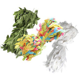 Max 30 Meters Artificial Fabric Leaf Garland Ribbon Trims White Green Colorful