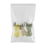 Max 30 Meters Artificial Fabric Leaf Garland Ribbon Trims Yellow Green Colorful