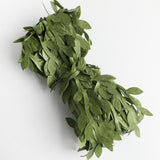 Max 30 Meters Artificial Fabric Leaf Garland Ribbon Trims Blue Green Purple