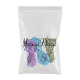Max 30 Meters Artificial Fabric Leaf Garland Ribbon Trims Blue Green Purple