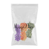 Max 30 Meters Artificial Fabric Leaf Garland Ribbon Trims Purple Green Orange