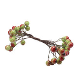 Max 200 Pieces Artificial Foam Holly Berry Flower Pearl Double Head Decor Green