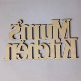 Mums Kitchen Wooden Plaque Sign Wall Hangings Wood Words Home Garden Decor