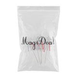 Max 5 Pieces Star Cake Toppers Birthday Wedding Cake Decor Party Suply Silver