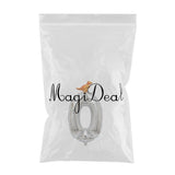 Max Silver Digital Aluminum Film Balloon+Mini Dragon Birthday Party Decor Zero