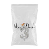 Max Silver Digital Aluminum Film Balloon+Mini Dragon Birthday Party Decor 3