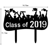 Max Graduate Cake Toppers Acrylic Class of 2019 Cake Toppers for Grad Parties 2
