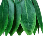Max 5 Pieces Hawaiian Costume Set Leaf Skirt with Garland Performance Supplies C