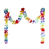 Maxbell Hawaiian Tropical Luau Flower Leis Garland Necklace Wedding Decor 300cm
