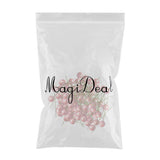 Maxbell 100 Pieces Mini Berries Artificial Foam Flower Fruit Stamens Decor Pink