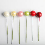 Maxbell 100 Pieces Mini Berries Artificial Foam Flower Fruit Stamens Decor Multicolor