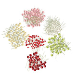 Maxbell 100 Pieces Mini Berries Artificial Foam Flower Fruit Stamens Decor Multicolor