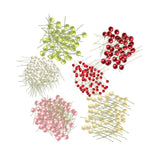 Maxbell 100 Pieces Mini Berries Artificial Foam Flower Fruit Stamens Decor Multicolor