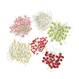 Maxbell 100 Pieces Mini Berries Artificial Foam Flower Fruit Stamens Decor Multicolor