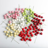 Maxbell 100 Pieces Mini Berries Artificial Foam Flower Fruit Stamens Decor Multicolor