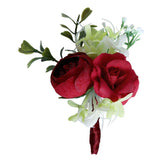 Maxbell Wedding Corsage Wrist Flower Wedding Supplies Photo Props Corsage red