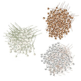 Maxbell 100 Pieces Artificial Berries Foam Flower Fruit Stamens DIY Supplies White