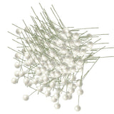 Maxbell 100 Pieces Artificial Berries Foam Flower Fruit Stamens DIY Supplies White