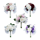 Maxbell Rustic Half Ball Wedding Bridal Artificial Flower Bouquet White
