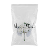 Maxbell Rustic Half Ball Wedding Bridal Artificial Flower Bouquet White