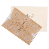 Maxbell Wedding Invitation Cards Laser Cut Invitation Envelope Wedding Supplies Card