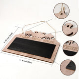 Max Eid Ramadan Wooden Hanging Blackboard Chalkboard Prayer Decoration Gifts