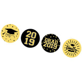 Max 108pcs 2019 Graduation Sealing Sticker Candy Wrap Sticker Labels Decor