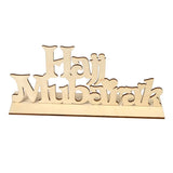 Max Handcraft Eid Mubarak DIY Wooden Letter Muslim Home Decor Desktop Ornaments
