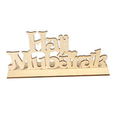 Max Handcraft Eid Mubarak DIY Wooden Letter Muslim Home Decor Desktop Ornaments
