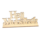 Max Handcraft Eid Mubarak DIY Wooden Letter Muslim Home Decor Desktop Ornaments