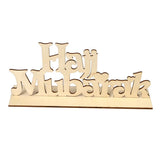 Max Handcraft Eid Mubarak DIY Wooden Letter Muslim Home Decor Desktop Ornaments