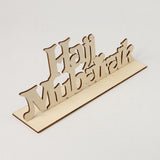 Max Handcraft Eid Mubarak DIY Wooden Letter Muslim Home Decor Desktop Ornaments