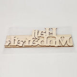 Max Handcraft Eid Mubarak DIY Wooden Letter Muslim Home Decor Desktop Ornaments