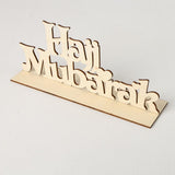 Max Handcraft Eid Mubarak DIY Wooden Letter Muslim Home Decor Desktop Ornaments