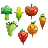 Fruit Vegetable Cartoon Aluminum Balloon Birthday Party Balloon Decoration