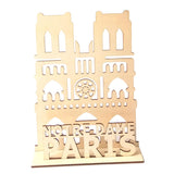 Max Wooden Desktop Decoration Notre Dame de Paris Decor for Home, Office etc.