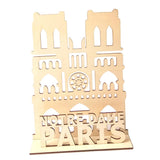 Max Wooden Desktop Decoration Notre Dame de Paris Decor for Home, Office etc.