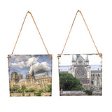 Max Wood Notre Dame de Paris Decoration Wooden Hanging Plaque Sign  Style 2