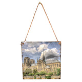Max Wood Notre Dame de Paris Decoration Wooden Hanging Plaque Sign  Style 1
