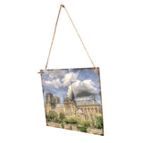 Max Wood Notre Dame de Paris Decoration Wooden Hanging Plaque Sign  Style 1