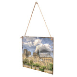 Max Wood Notre Dame de Paris Decoration Wooden Hanging Plaque Sign  Style 1
