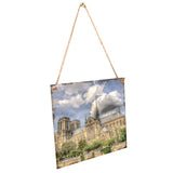 Max Wood Notre Dame de Paris Decoration Wooden Hanging Plaque Sign  Style 1