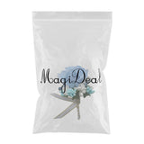 Max Stimulation Rose Flower Brooch Pin Wedding Corsage Pin Lake Blue
