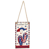 Max Wooden Rectangle Hanging Wall Door Decorative Plaque Sign with Rope Style 3