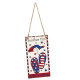 Max Wooden Rectangle Hanging Wall Door Decorative Plaque Sign with Rope Style 3