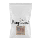 Max Square Wood Hanging Plaque Sign America Independence Day Party Decor Style 1